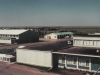Taken from the roof of the Power Plant overlooking the Junior Ranks Club, Recreation Centre (left) and Canex Building (right) - May 1987