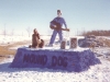 Winter Carnival snow sculpture - February 1976