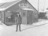 Bob Davisson in front of the General Store Post Office - January 1953.