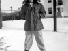 Ed Gonzalez in front of the barracks - October 1953.