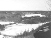 Red Granite Lake and the CNR tracks looking northeast as seen from the cliff - 29 March 1953.