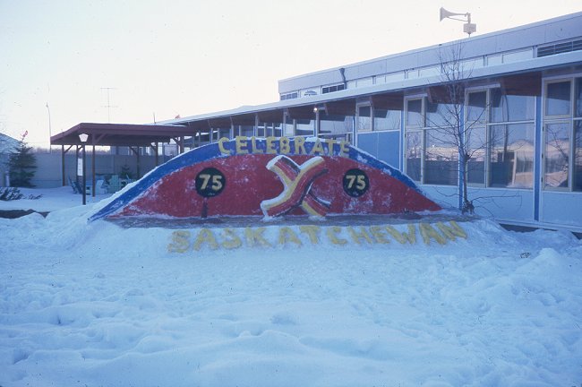 Winter Carnival ice sculpture - February 1980