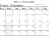CFS Yorkton "The Echo". WO's & Sgts Mess Events Calendar - 4 November 1980