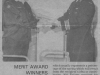 Major Harold Bitcom presents a Merit Award to MCpl RD Thompson - June 1976