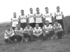RCAF Station Yorkton baseball team. Back row (L-R) Gerry McGarry, R Willard, J Craig, Lorne Alguire, C Todd, B Kyte. Front row (L-R) R Zuzak, R Vandewater, B Hardey, E Crwaley, D Nichols and L Tocher - September 1964