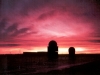 Sunset at CFS Yorkton - 13 January 1986
