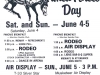 Armed Forces Day & Rodeo clipping - 4-5 June 1983