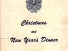 Christmas Dinner menu (outside page) - 25 December 1969